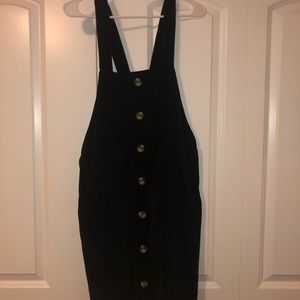 black button up, ribbed dress!!